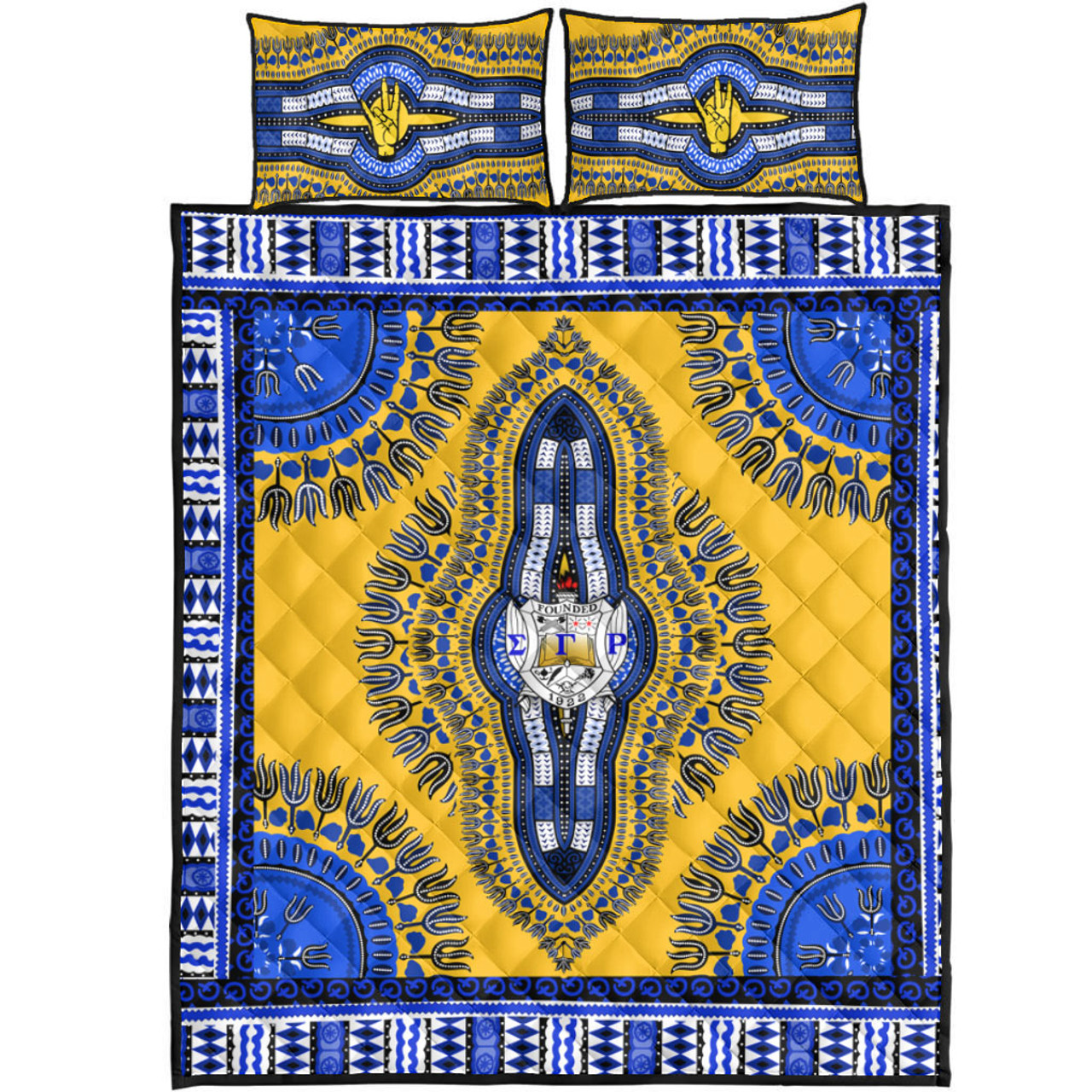 Sigma Gamma Rho Quilt Bed Set Dashiki