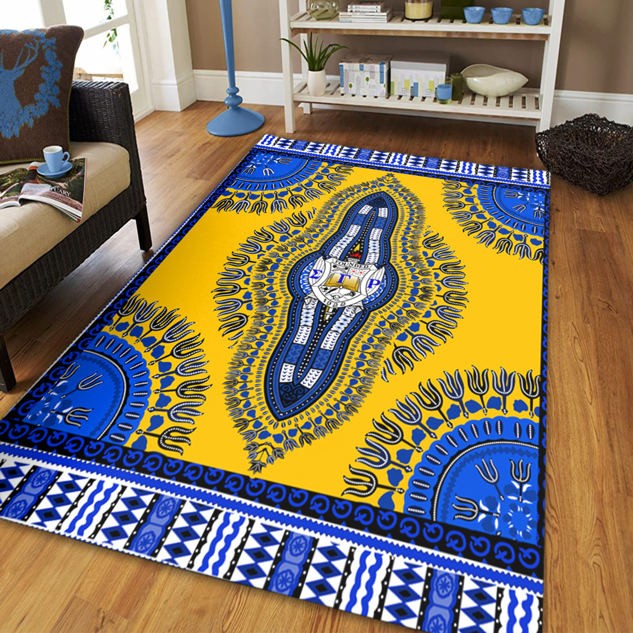 Sigma Gamma Rho Area Rug Dashiki