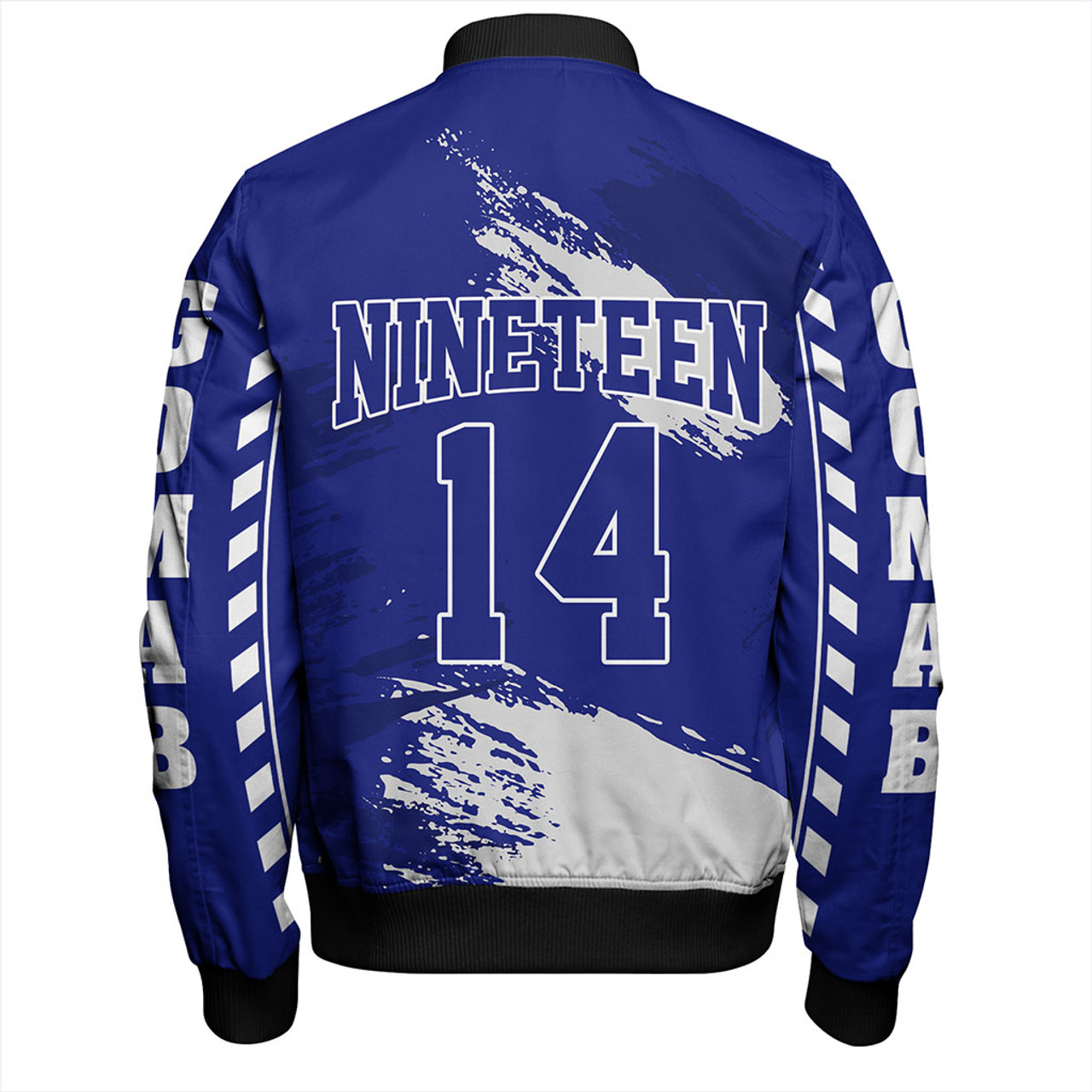 Phi Beta Sigma Zipper Bomber Jacket Nickname Style Grunge