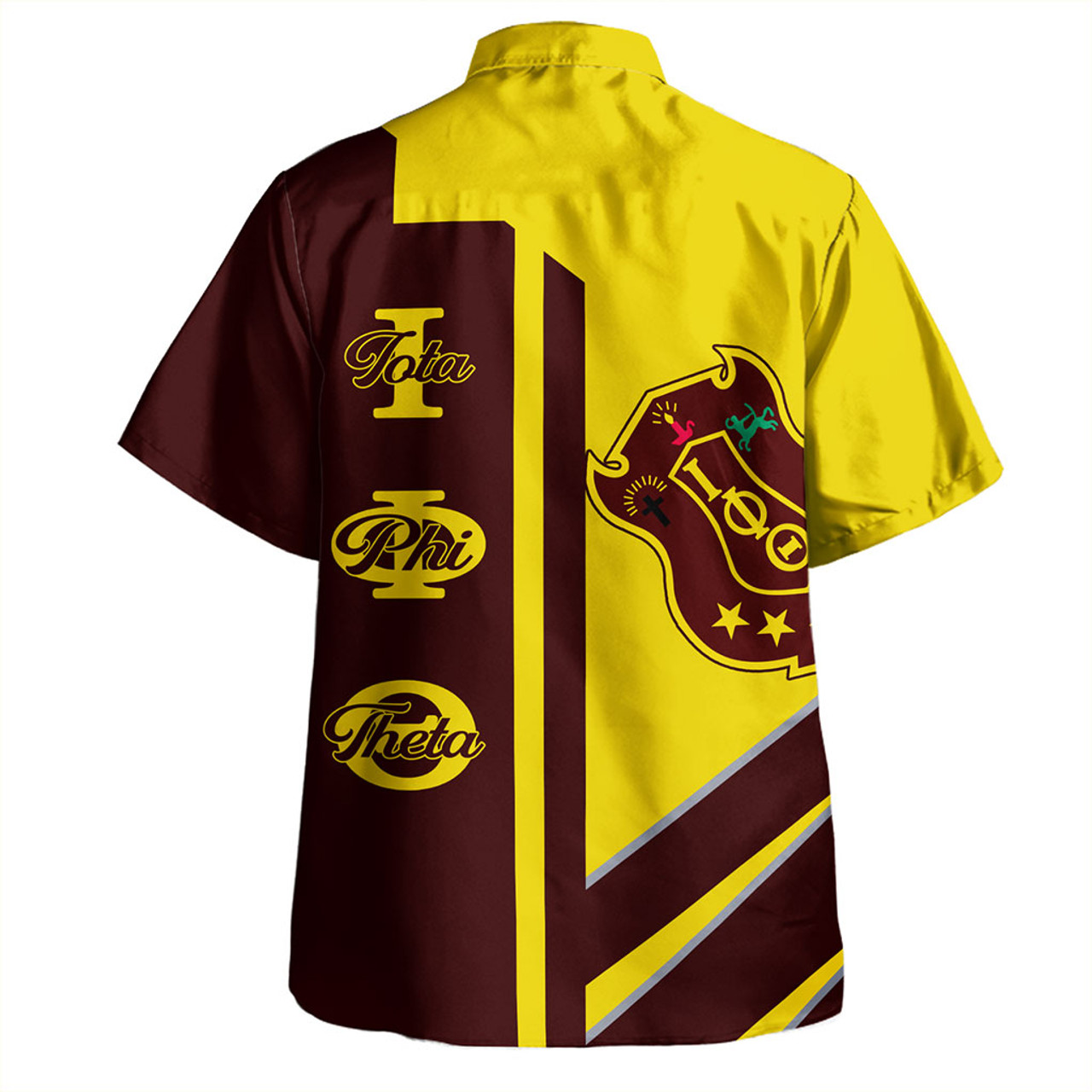 Iota Phi Theta Hawaiian Shirt Half Concept