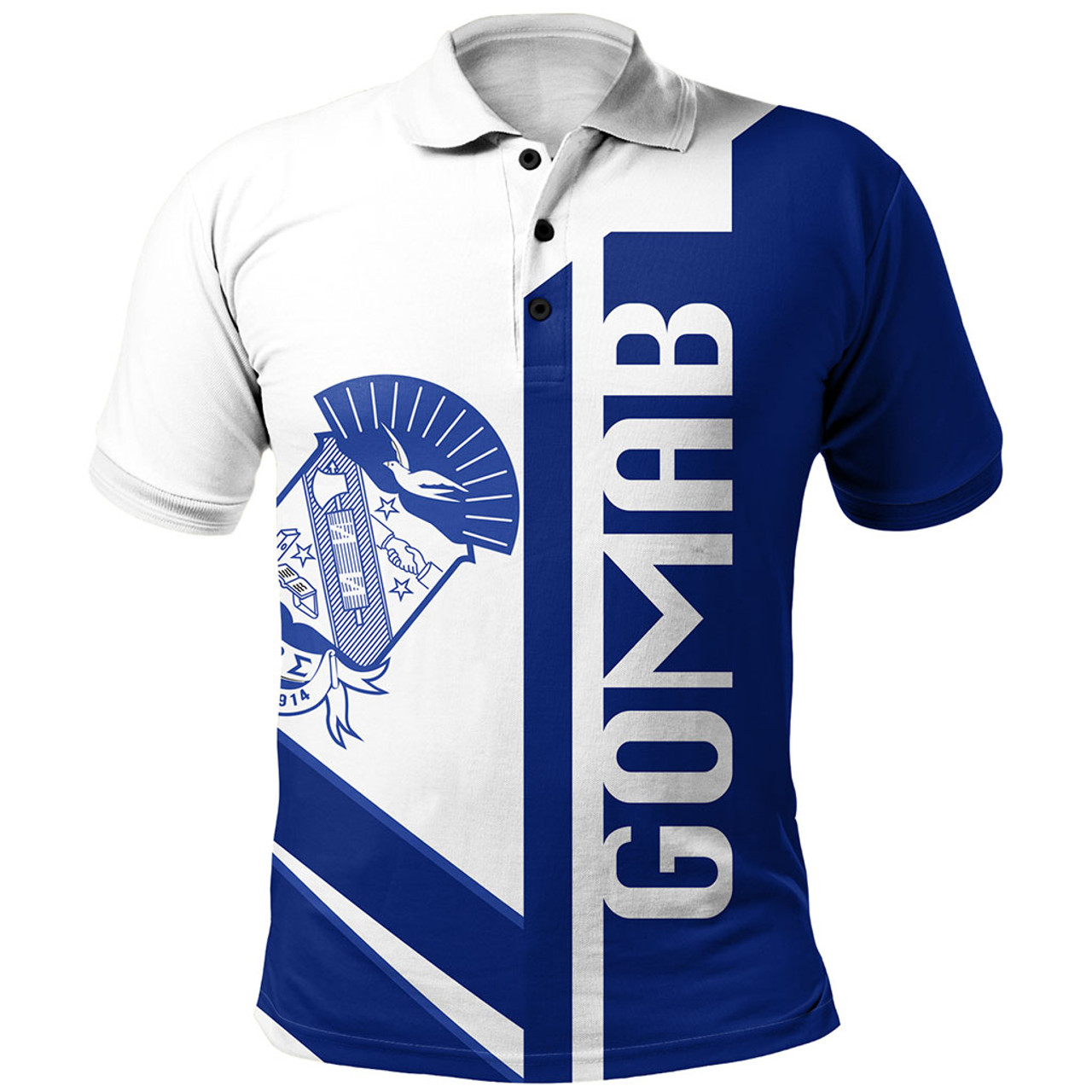 Phi Beta Sigma Polo Shirt Half Concept