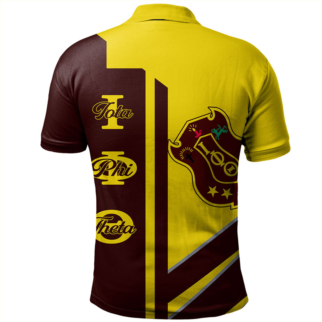 Iota Phi Theta Polo Shirt Half Concept