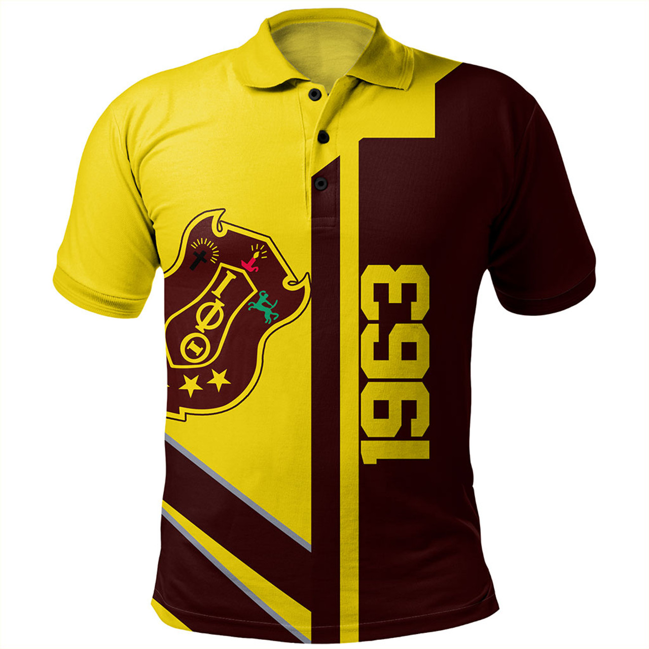 Iota Phi Theta Polo Shirt Half Concept