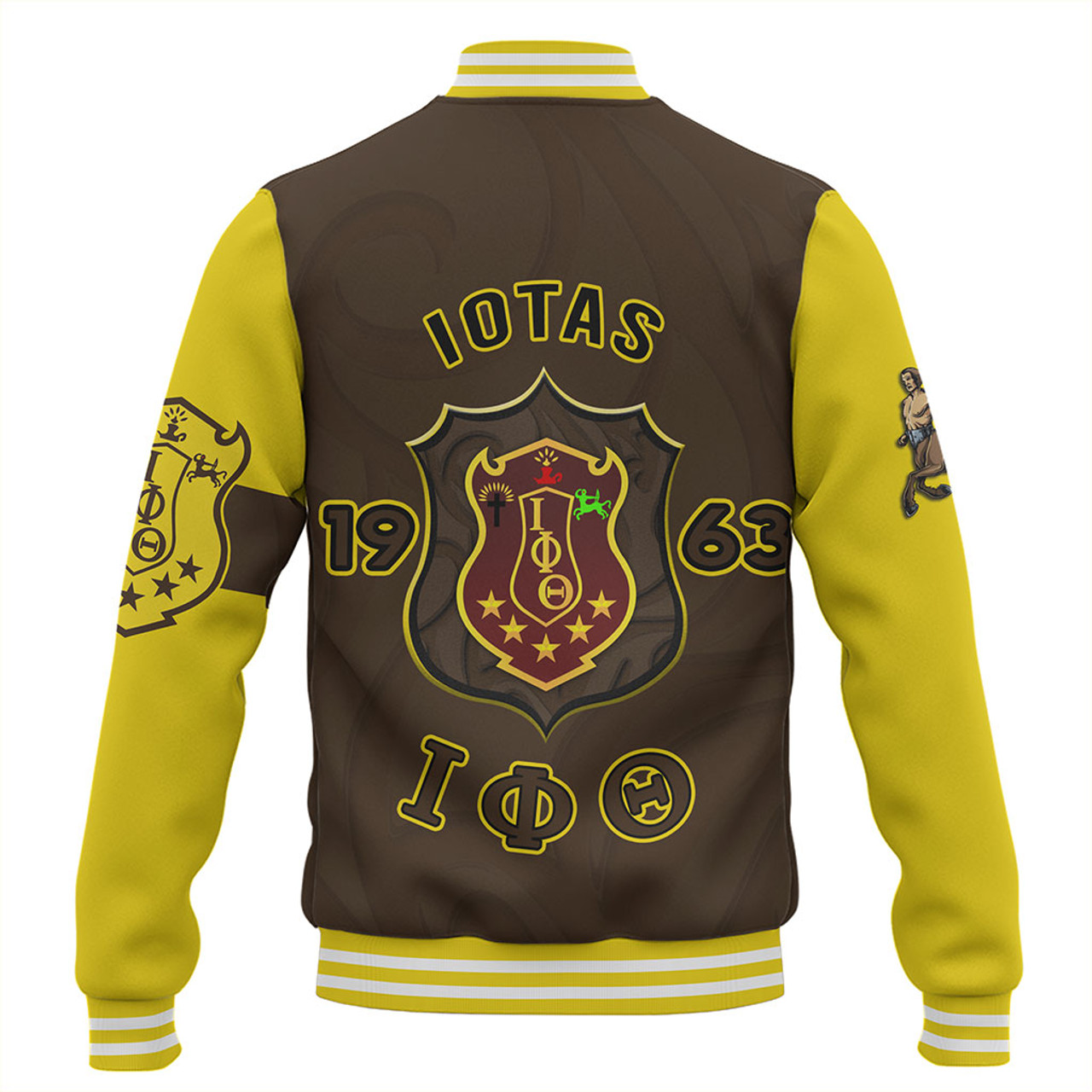 Iota Phi Theta Baseball Jacket Motto