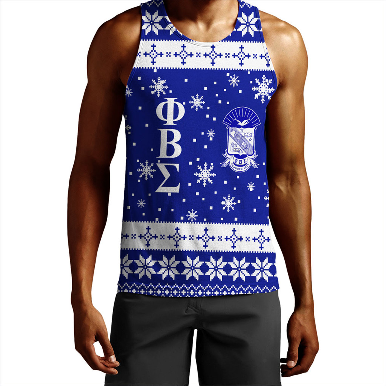 Phi Beta Sigma Tank Top Fraternity Christmas