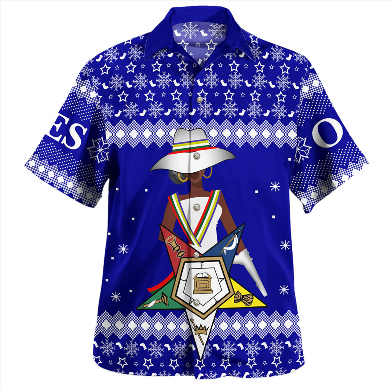 Order of the Eastern Star Hawaiian Shirt Christmas Greek Life