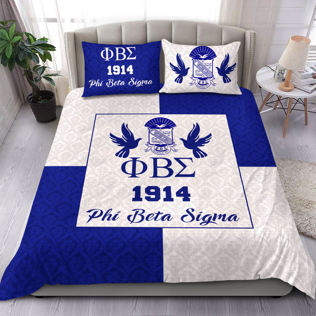 Phi Beta Sigma Bedding Set Haft Concept Style