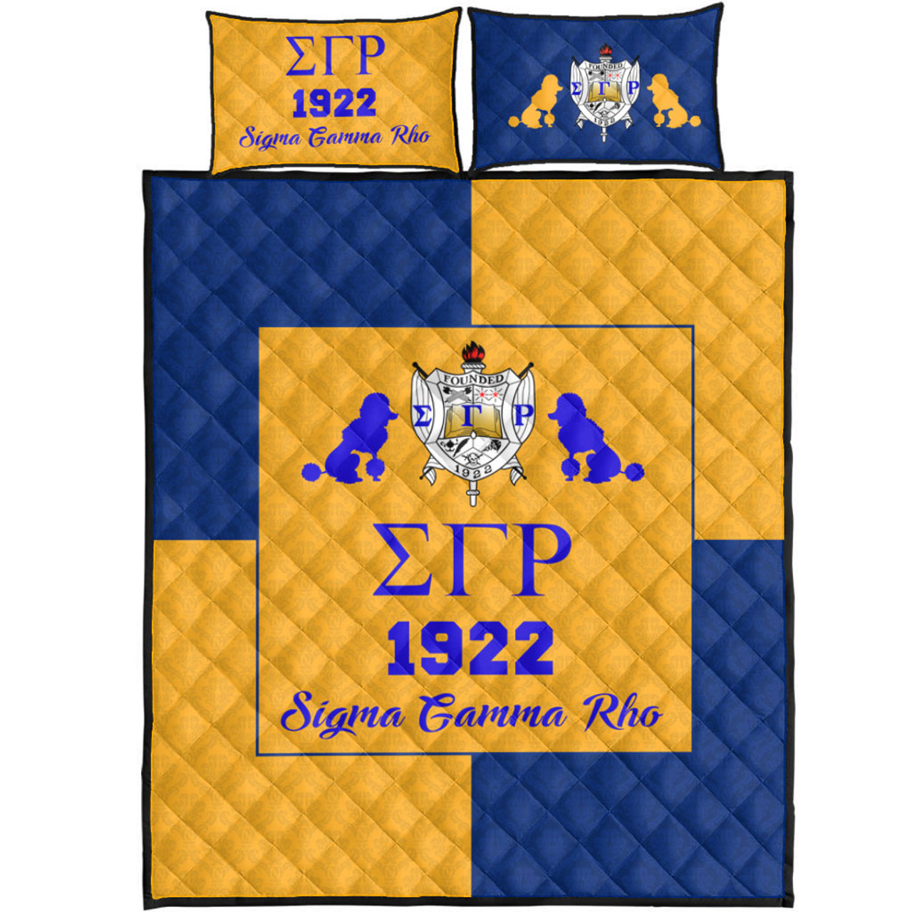 Sigma Gamma Rho Quilt Bed Set Haft Concept Style