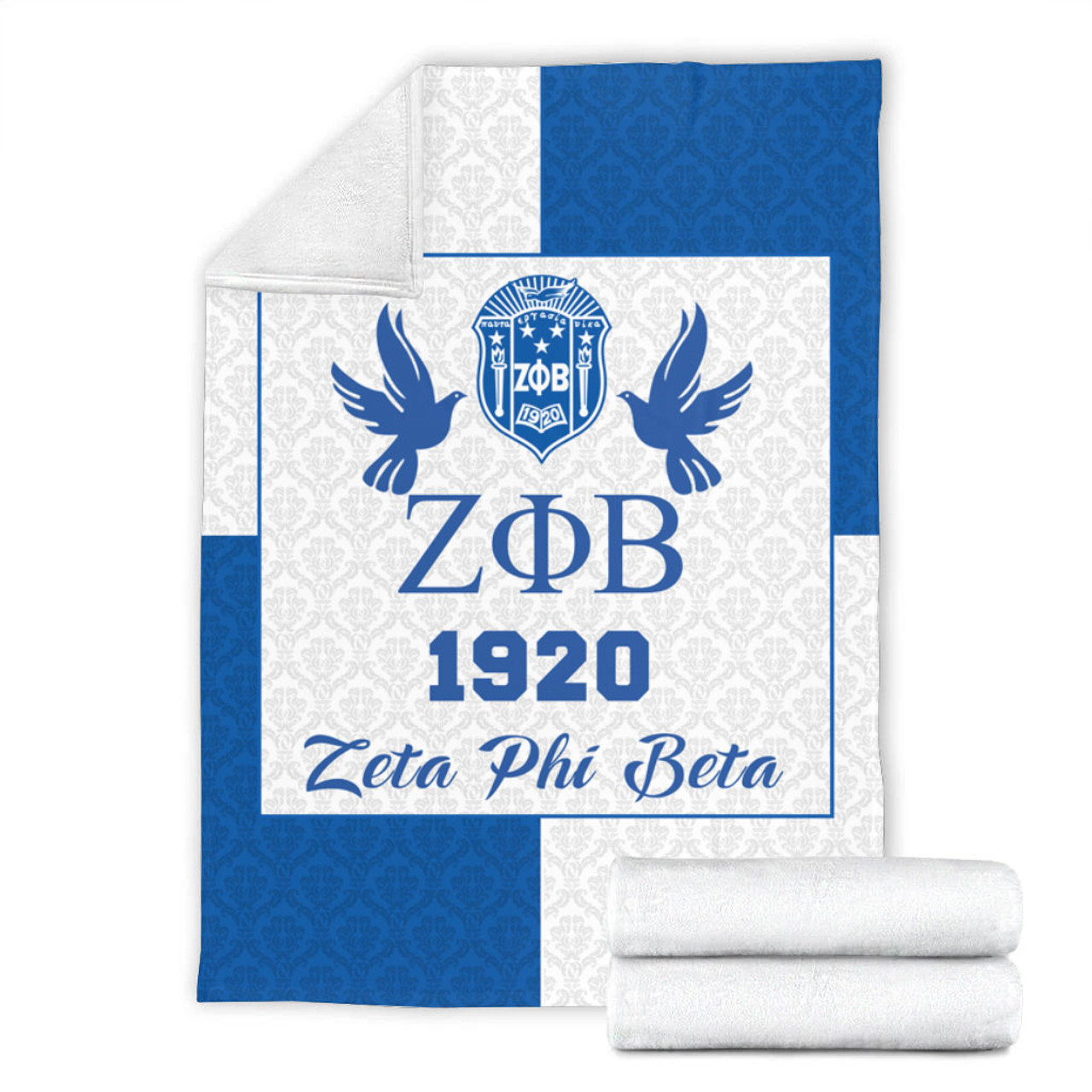 Zeta Phi Beta Premium Blanket Haft Concept Style