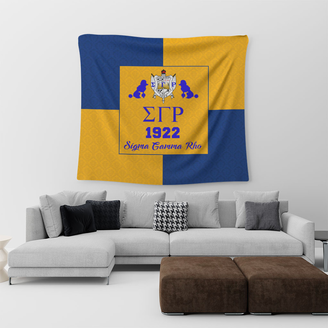 Sigma Gamma Rho Tapestry Haft Concept Style