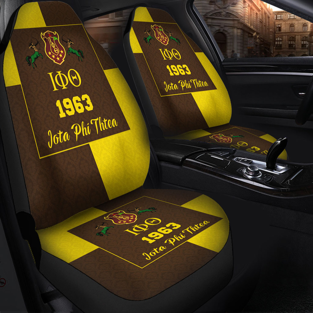 Iota Phi Theta Car Seat Covers Haft Concept Style