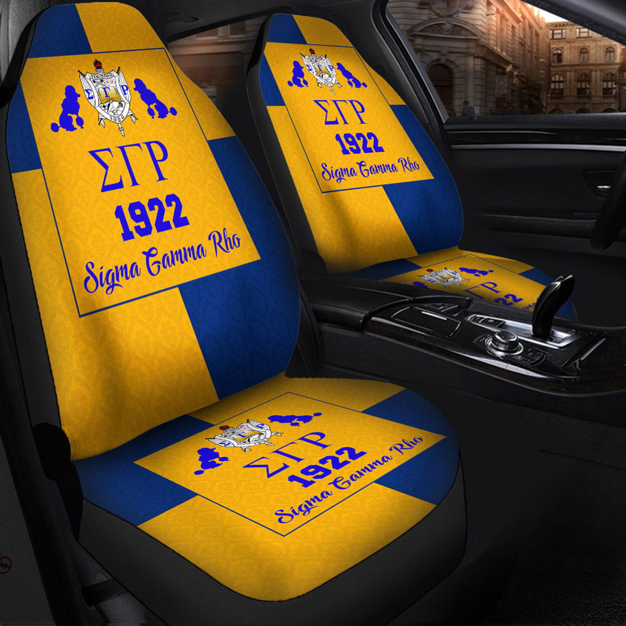 Sigma Gamma Rho Car Seat Covers Haft Concept Style