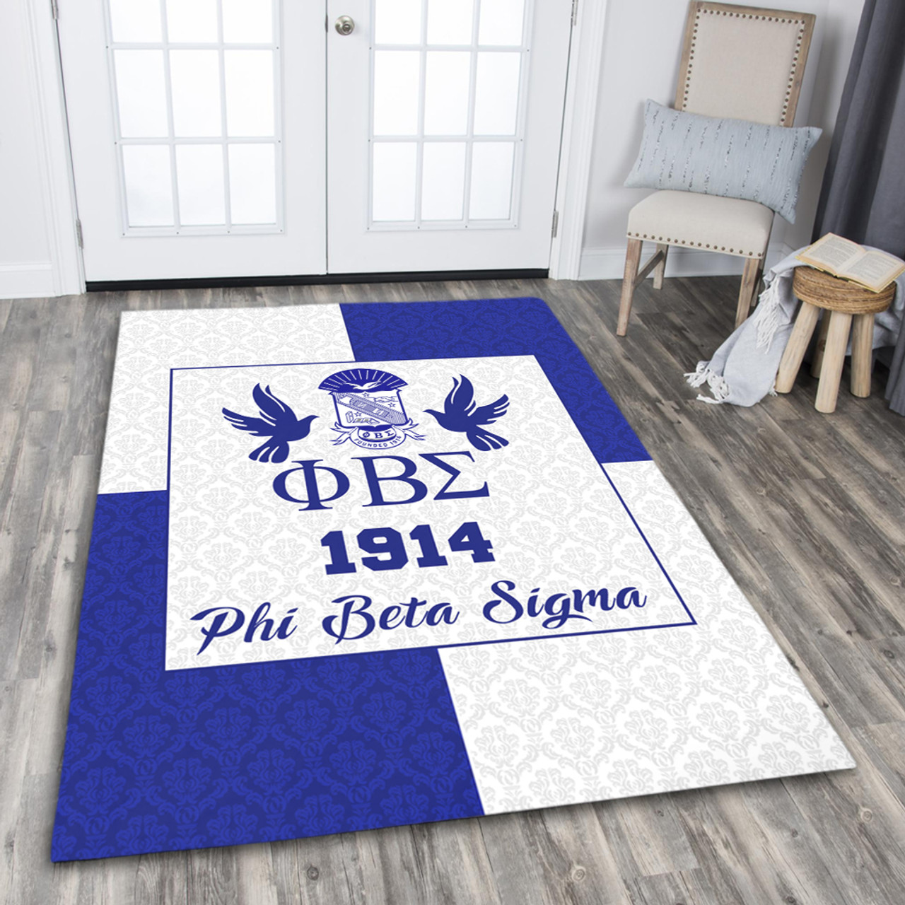 Phi Beta Sigma Area Rug Haft Concept Style