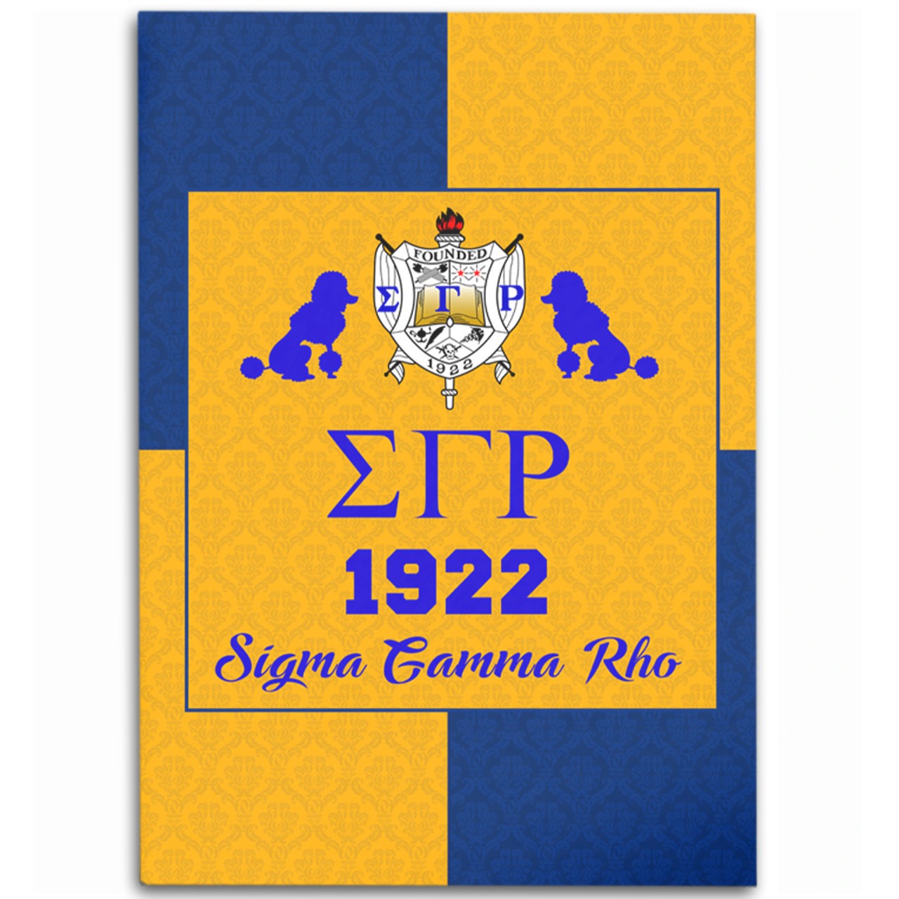 Sigma Gamma Rho Area Rug Haft Concept Style