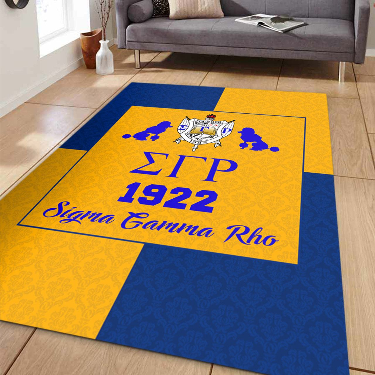 Sigma Gamma Rho Area Rug Haft Concept Style