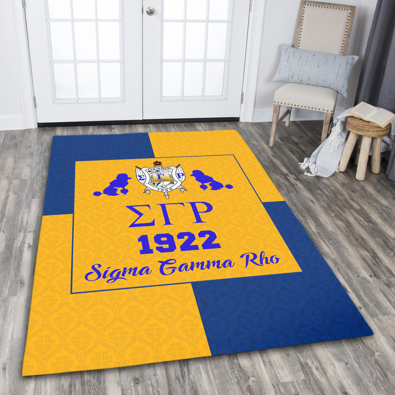 Sigma Gamma Rho Area Rug Haft Concept Style