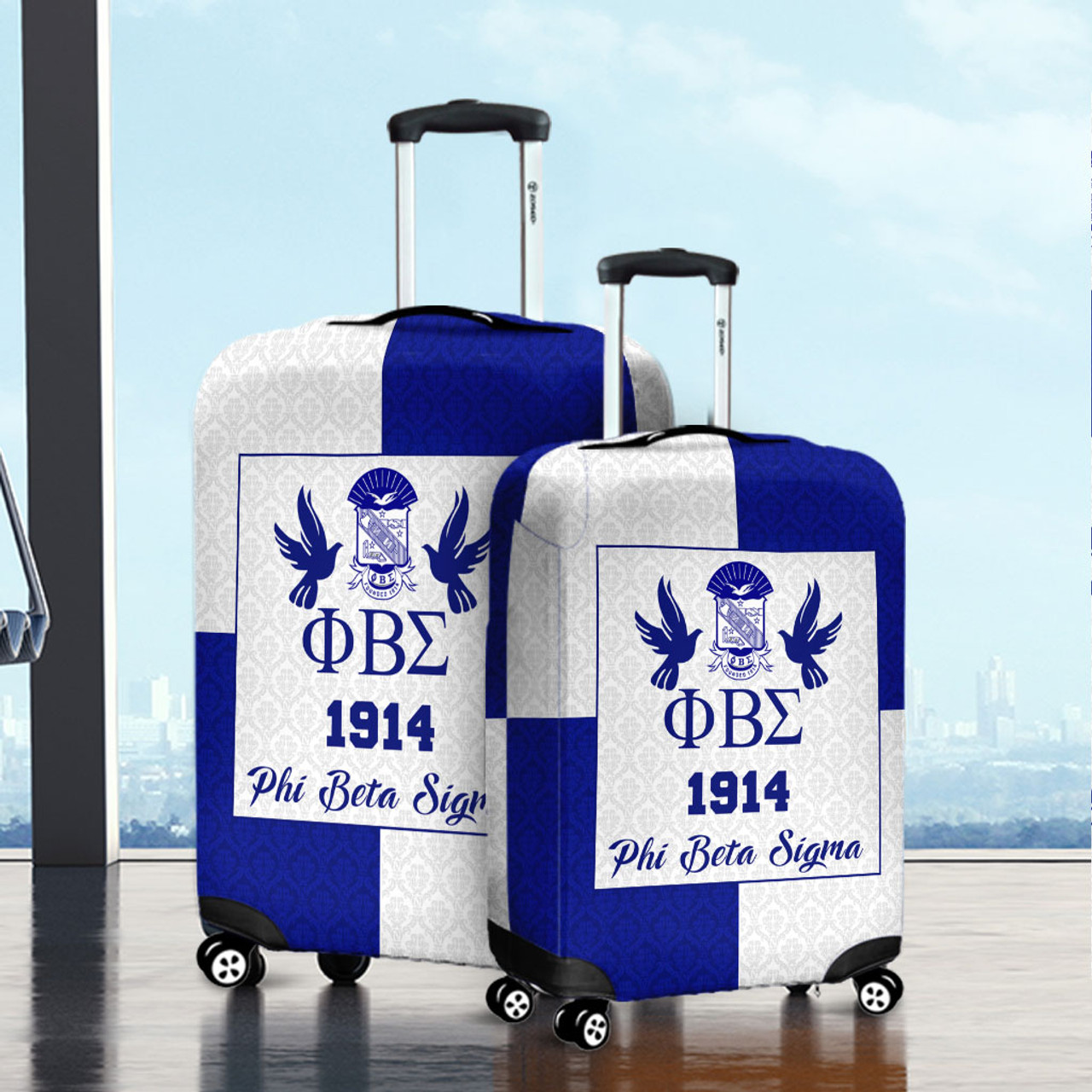 Phi Beta Sigma Luggage Cover Haft Concept Style