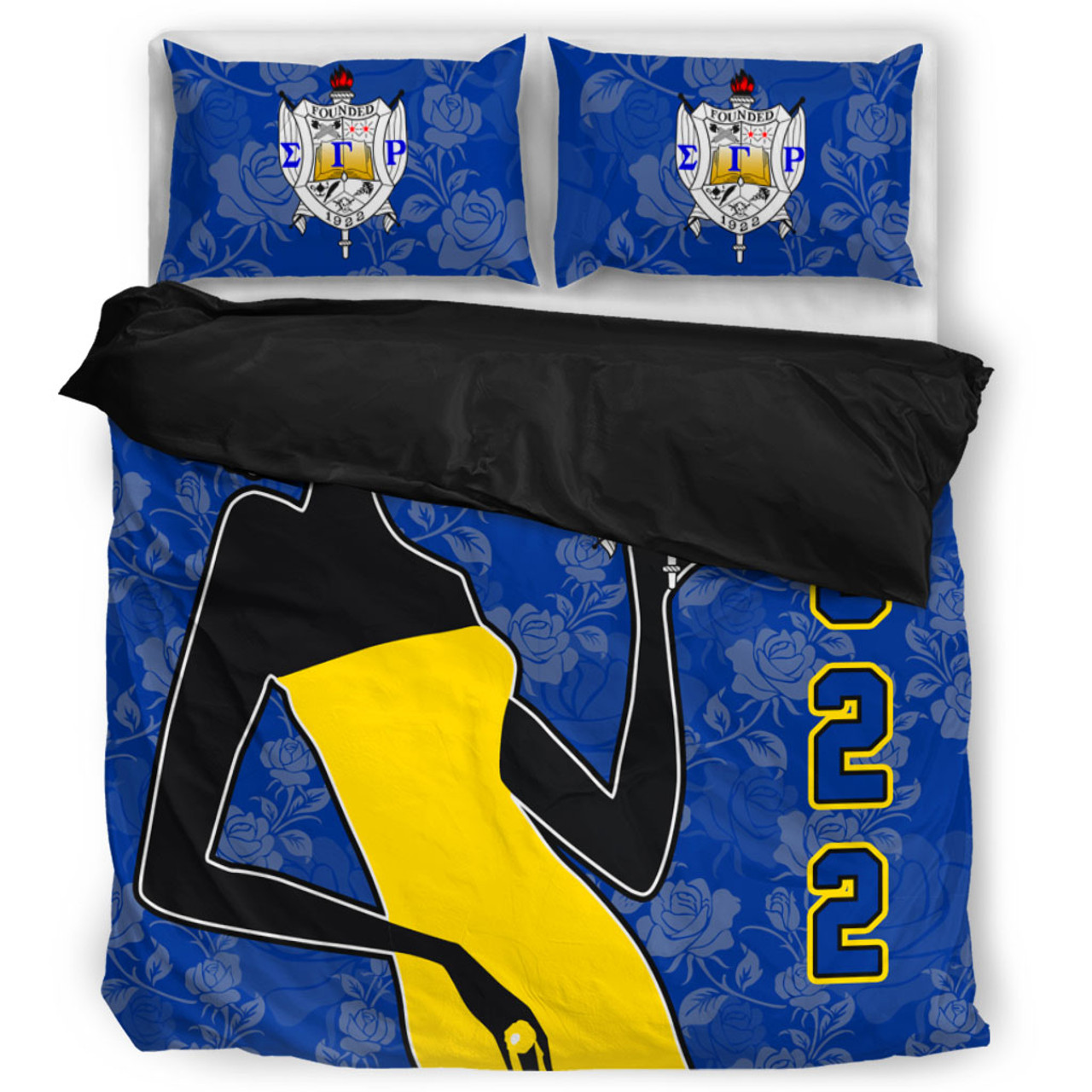 Sigma Gamma Rho Bedding Set Girl Rose