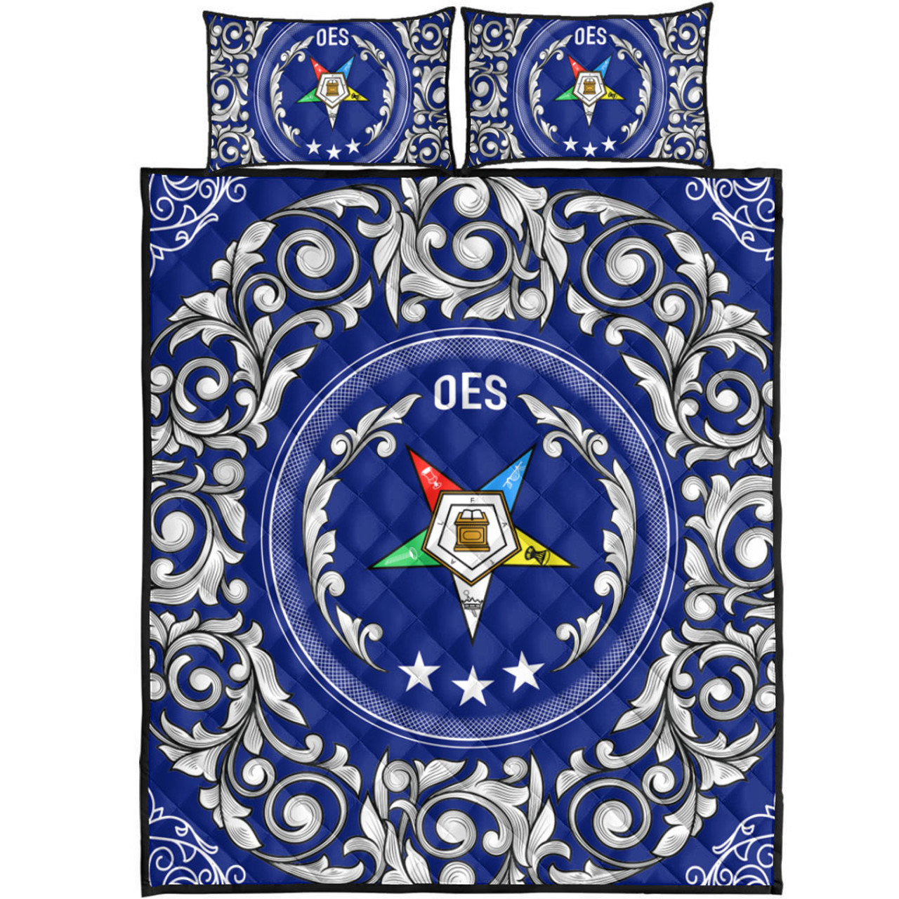 Order of the Eastern Star Quilt Bed Set Sorority