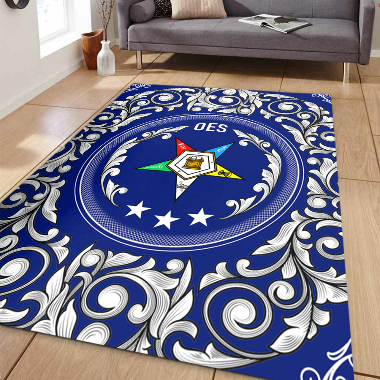 Order of the Eastern Star Area Rug Sorority