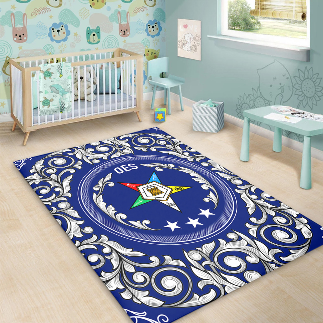 Order of the Eastern Star Area Rug Sorority