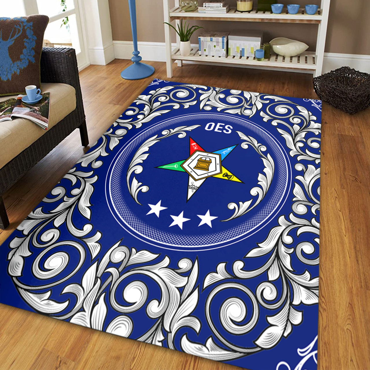 Order of the Eastern Star Area Rug Sorority