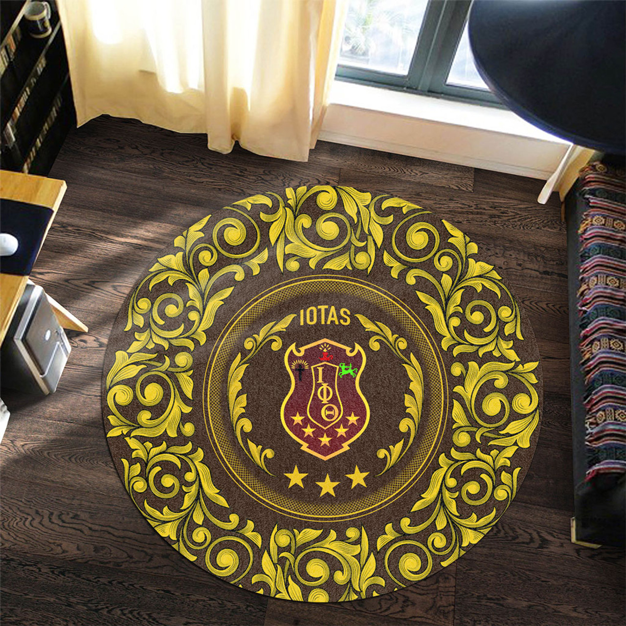 Iota Phi Theta Round Rug Fraternity