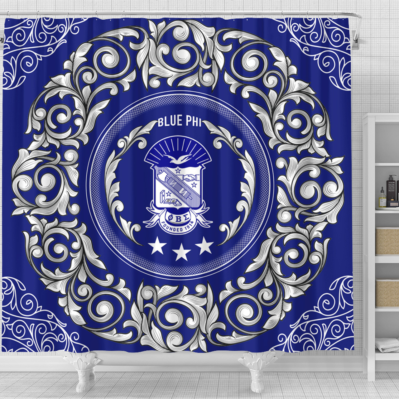 Phi Beta Sigma Shower Curtain Fraternity