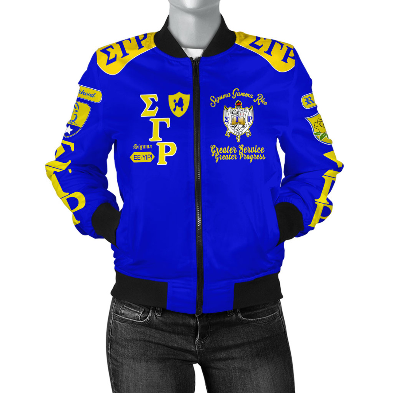 Sigma Gamma Rho Bomber Jacket Indianapolis