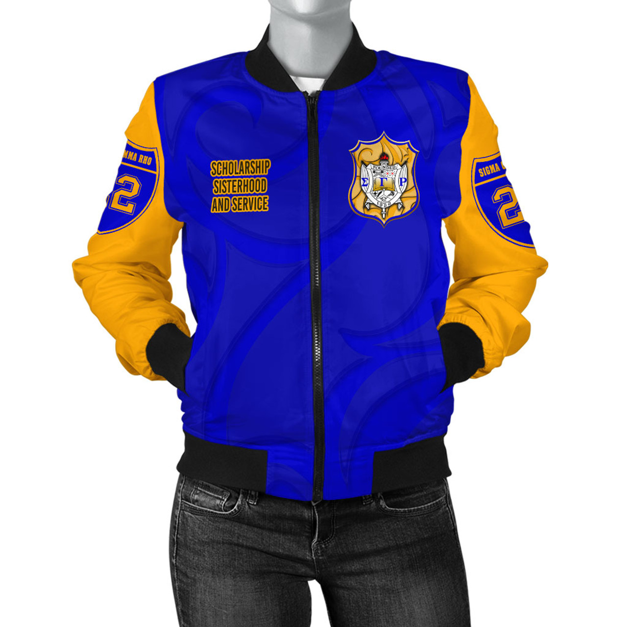 Sigma Gamma Rho Bomber Jacket Pretty Poodles