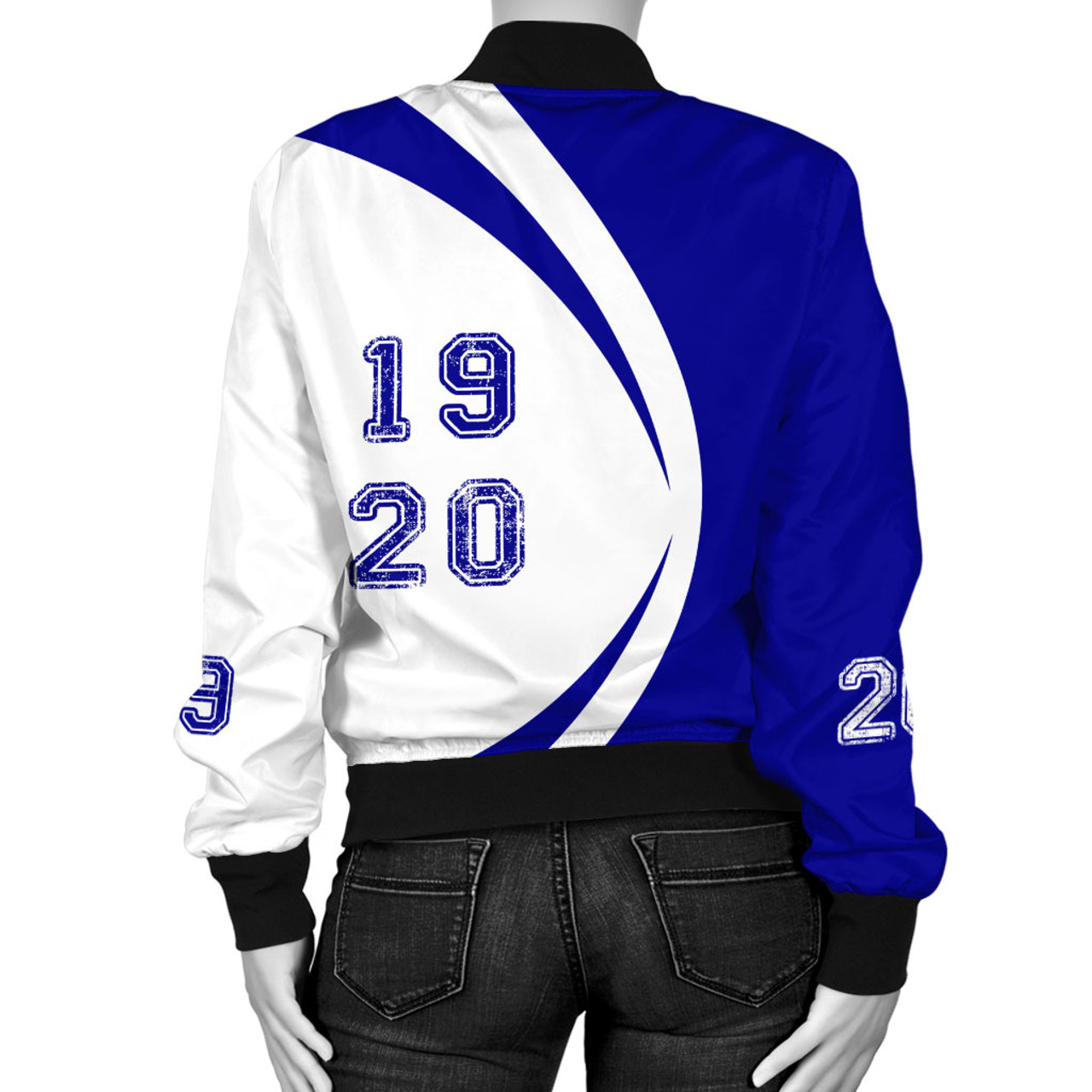 Zeta Phi Beta Bomber Jacket Circle Style