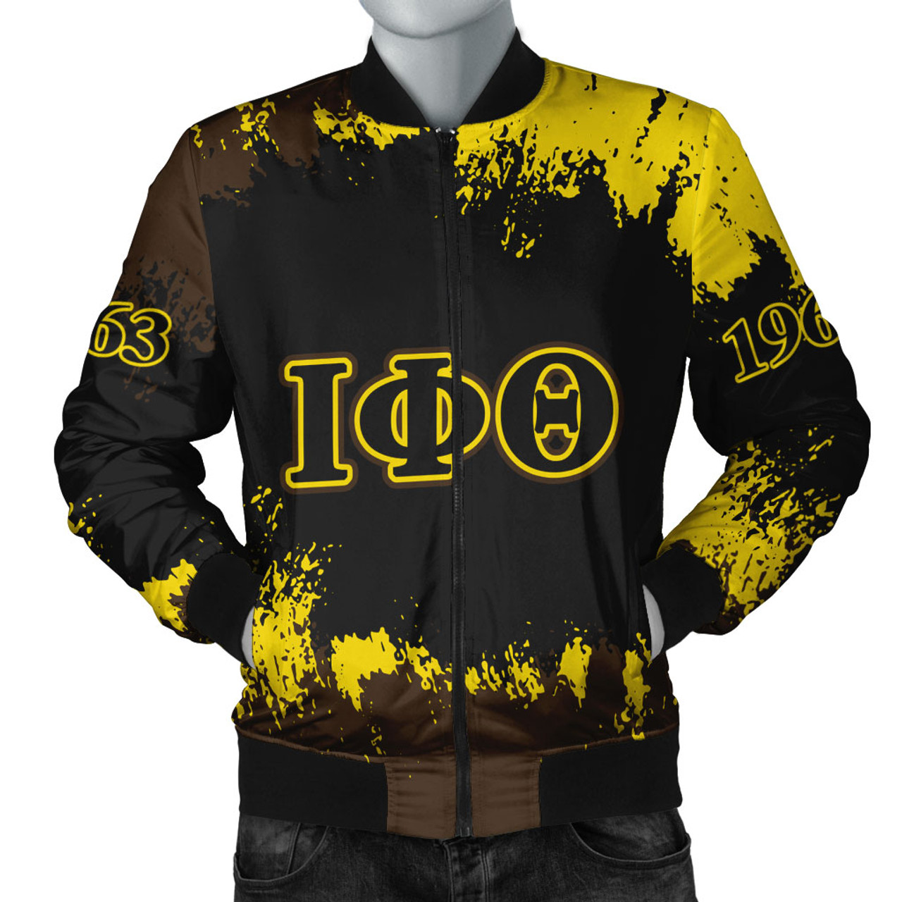 Iota Phi Theta Bomber Jacket Face Style