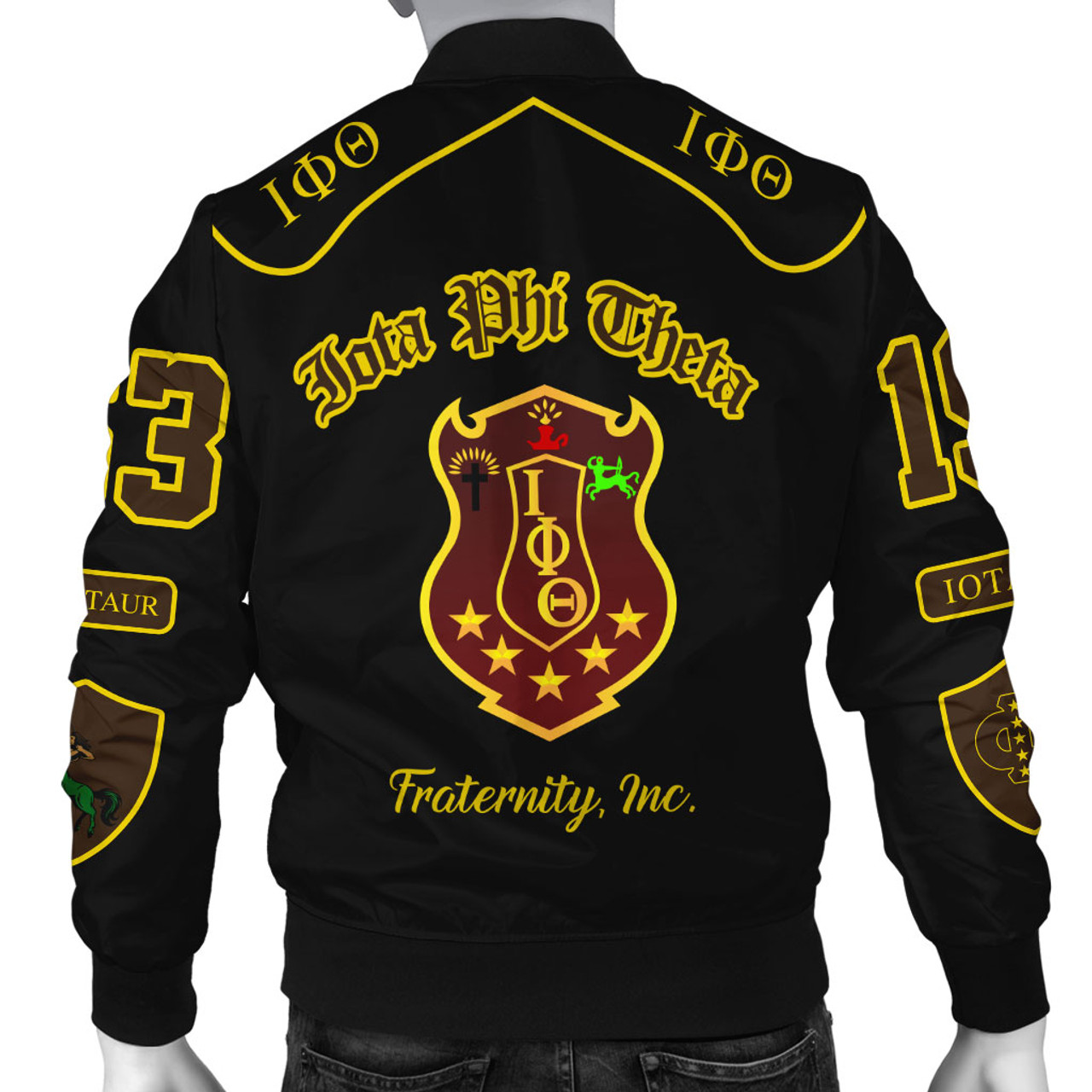 Iota Phi Theta Bomber Jacket Centaur Fraternity