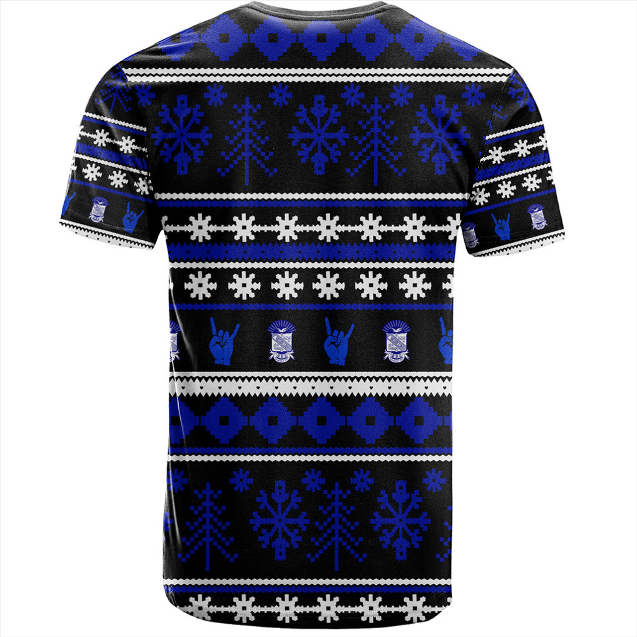 Phi Beta Sigma T-Shirt Christmas Style Grunge