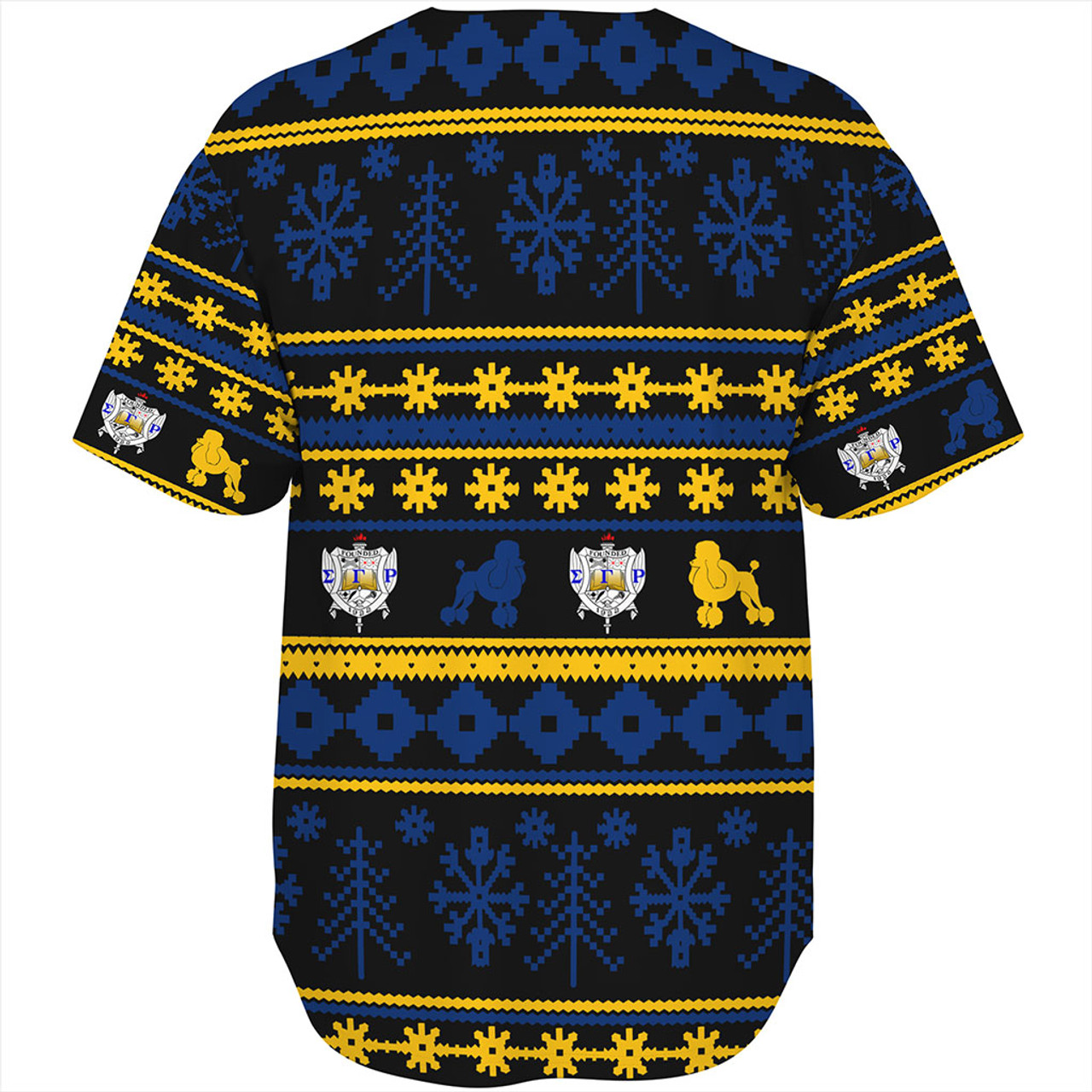 Sigma Gamma Rho Baseball Shirt Christmas Style Grunge