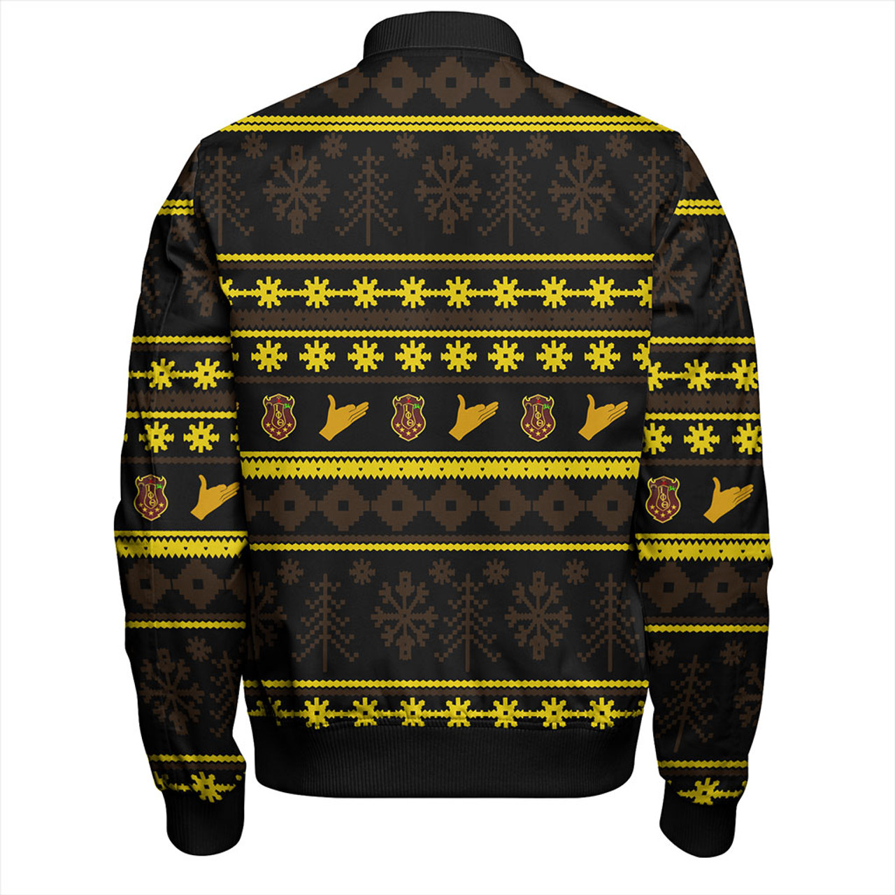 Iota Phi Theta Zipper Bomber Jackets Christmas Style Grunge