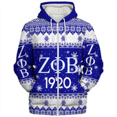 Zeta Phi Beta Sherpa Hoodie Sorority Inc Christmas