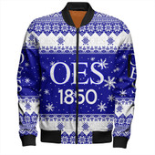 Order of the Eastern Star Zipper Bomber Jackets Sorority Inc Christmas