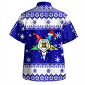 Order of the Eastern Star Hawaiian Shirt Christmas Symbols Design