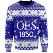 Order of the Eastern Star Sweatshirt Christmas Symbols Design