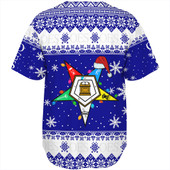 Order of the Eastern Star Baseball Shirt Christmas Symbols Design