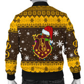 Iota Phi Theta Bomber Jacket Christmas Symbols Design