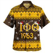 Iota Phi Theta Hawaiian Shirt Christmas Symbols Design