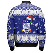 Phi Beta Sigma Zipper Bomber Jackets Christmas Symbols Design