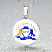 Sigma Gamma Rho Necklace Circle Crest 1922