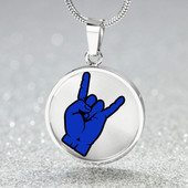 Phi Beta Sigma Necklace Circle Hand