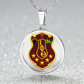 Iota Phi Theta Necklace Circle Crest