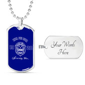 Zeta Phi Beta Military Dog Tag Necklace Sorority Inc