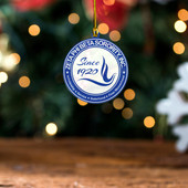 Zeta Phi Beta Acrylic And Wooden Ornament Logo