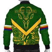South Africa Bomber Jacket Pattern Protea Flower